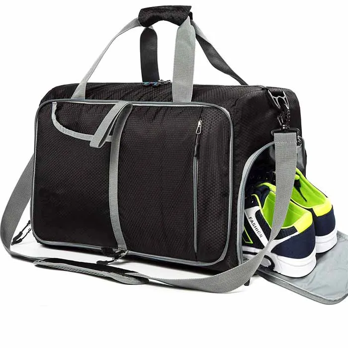 High Quality Gym Sports Bag With Shoe Compartment for Men and Women Sports Travel Gym Bag