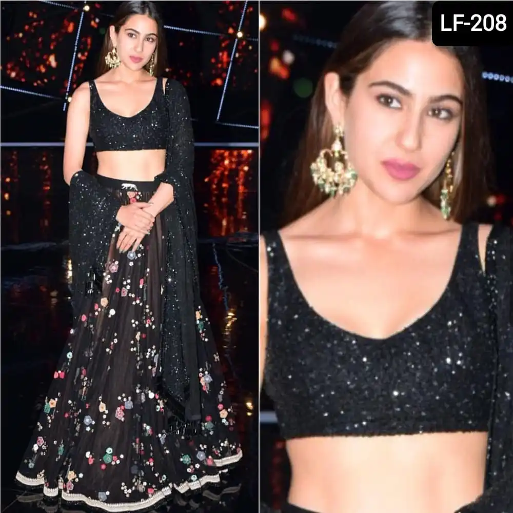 Latest Ethnic Wear Heavy Taffeta Silk Designer Lehenga Choli for Women Bollywood Style Crop Top for Party Wear and Festival Wear