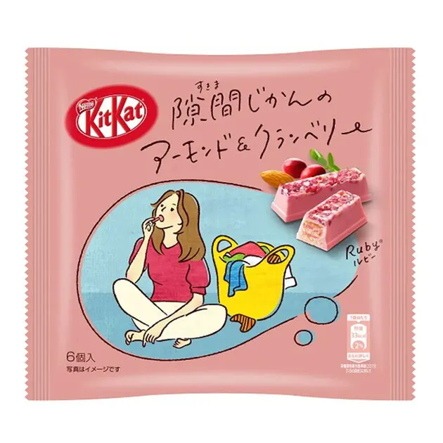 
6 pieces KitKat relax time almond & cranberry ruby 