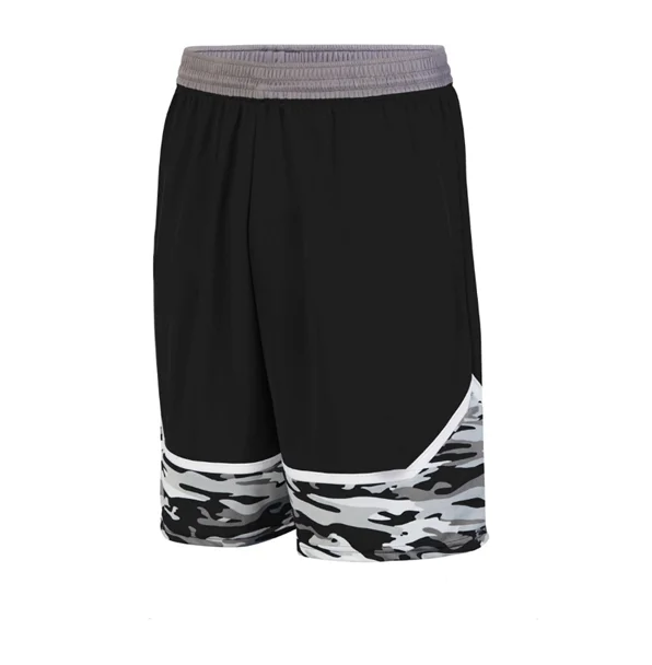 
Design Your Own Basketball Shorts With Zipper Pockets/Custom Sublimation Mens Fashion Long Basketball Shorts 