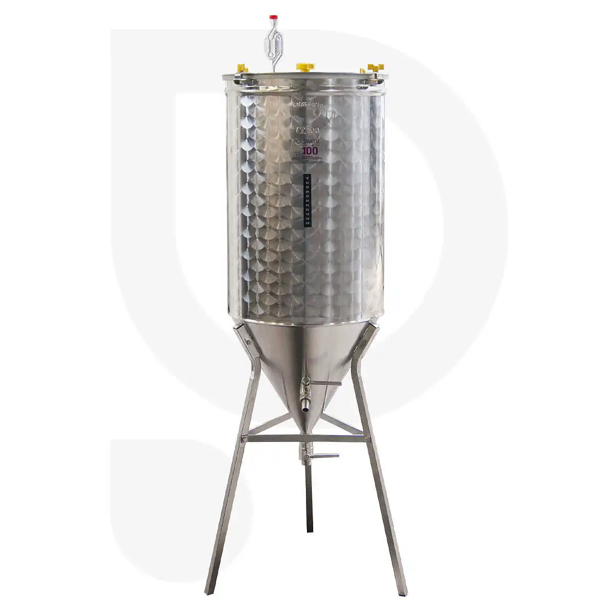 Conical trunk beer fermenter 100 L beer brewing