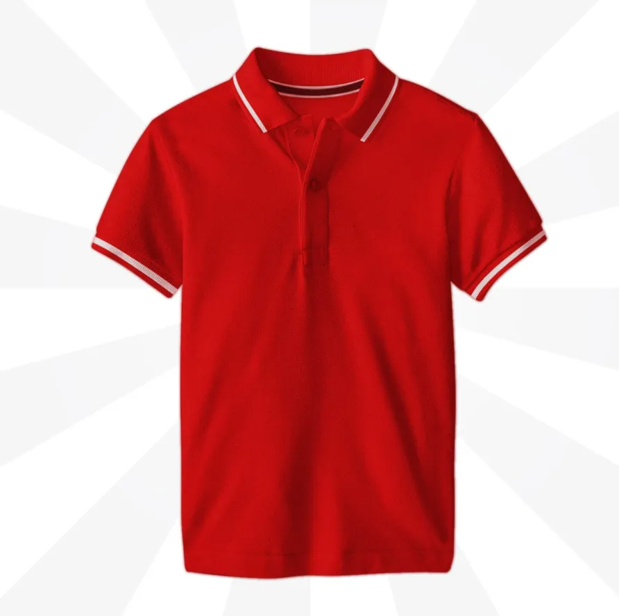 Wholesale Fashionable Breathable Blank Golf Polo T-shirt 100% Cotton Polo Shirts Custom Made Polo Shirts