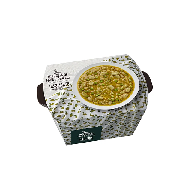 High Quality Italian vegetable peas fava bean soup italian taste ready to eat meal solution trendy food