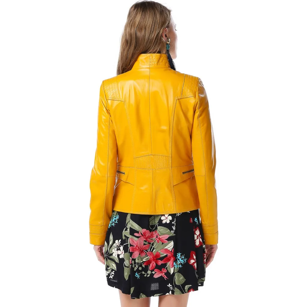 Women Leather Jacket Made in Turkey (ODM and OEM