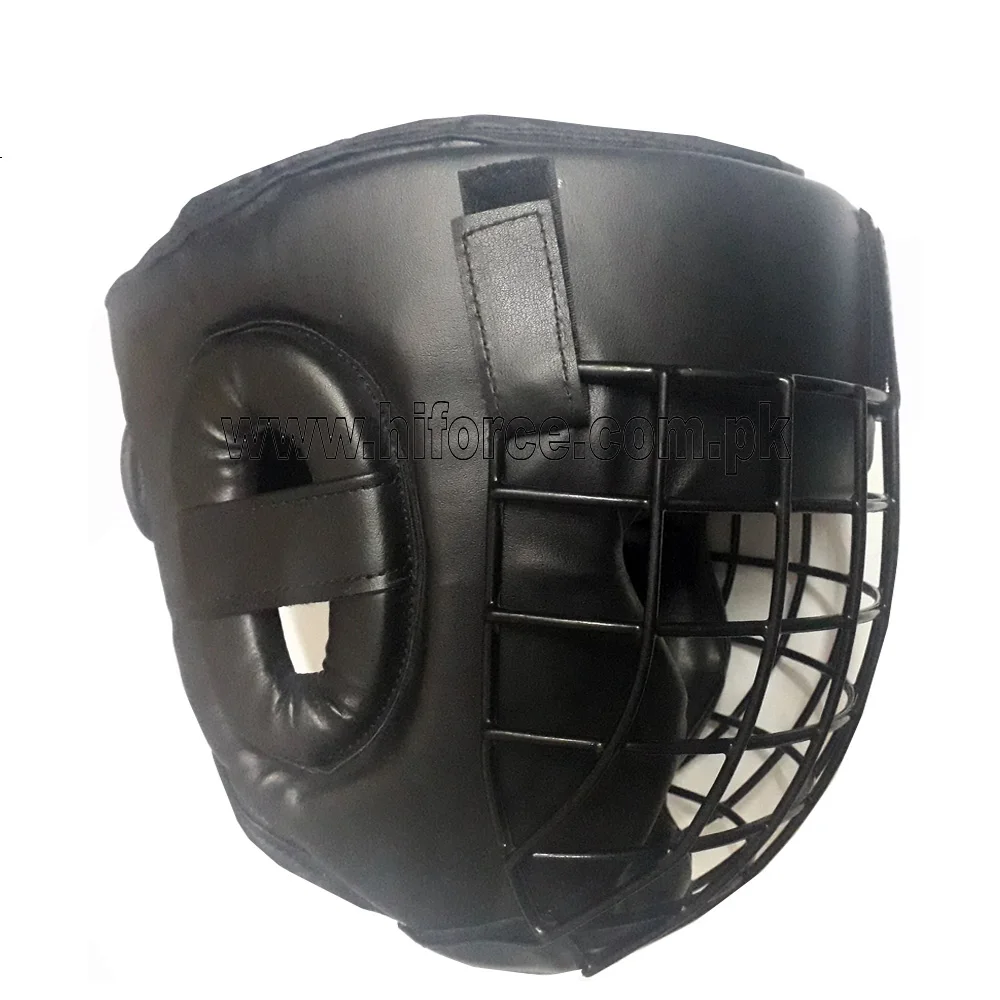 New Full Contact Kali Escrima Head Guard Fencing Head Gear Kyokushin Karate Helmet