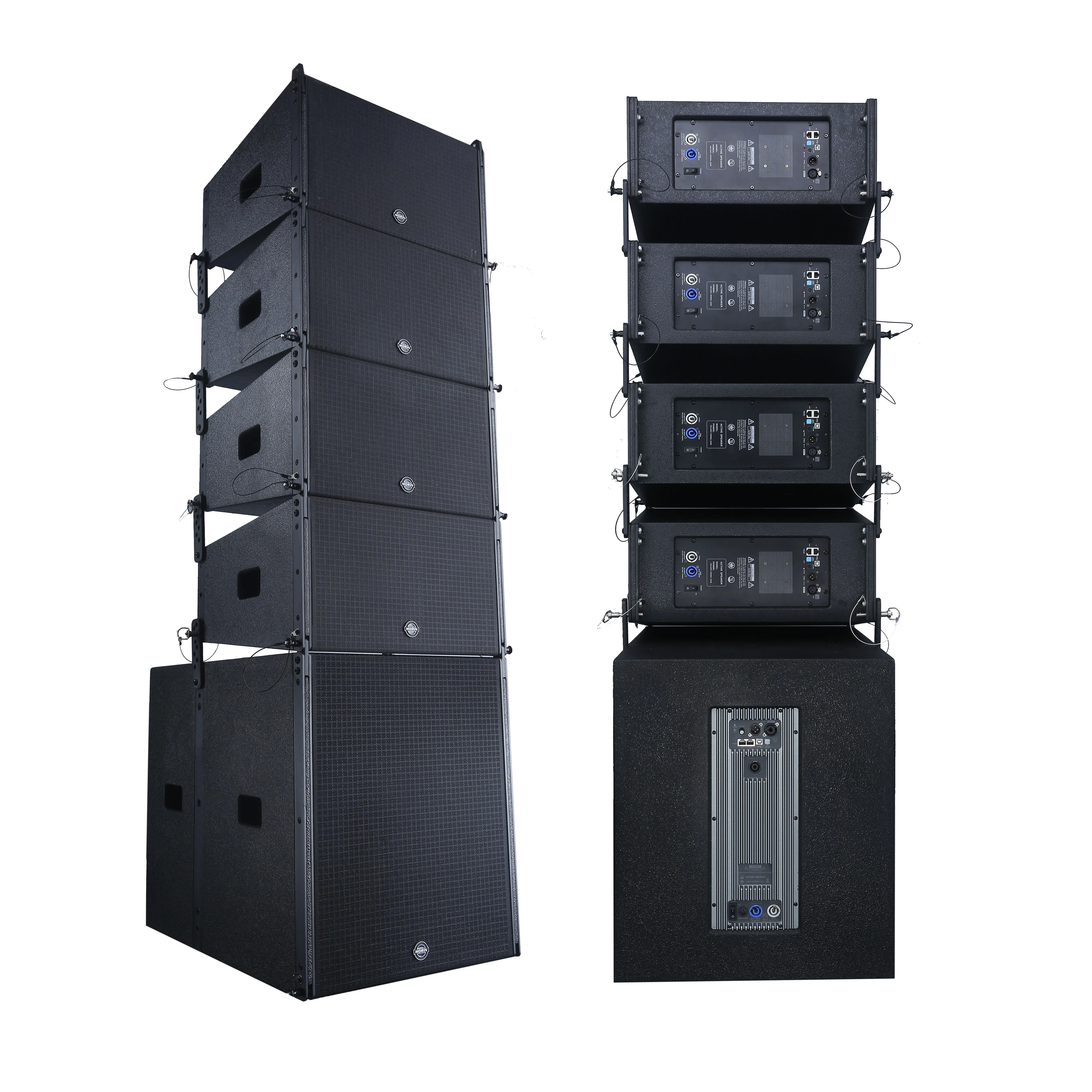 
Active Audio Line Array Speaker Sound System with powered subwoofer build in amplifier module for outdoor live music party 