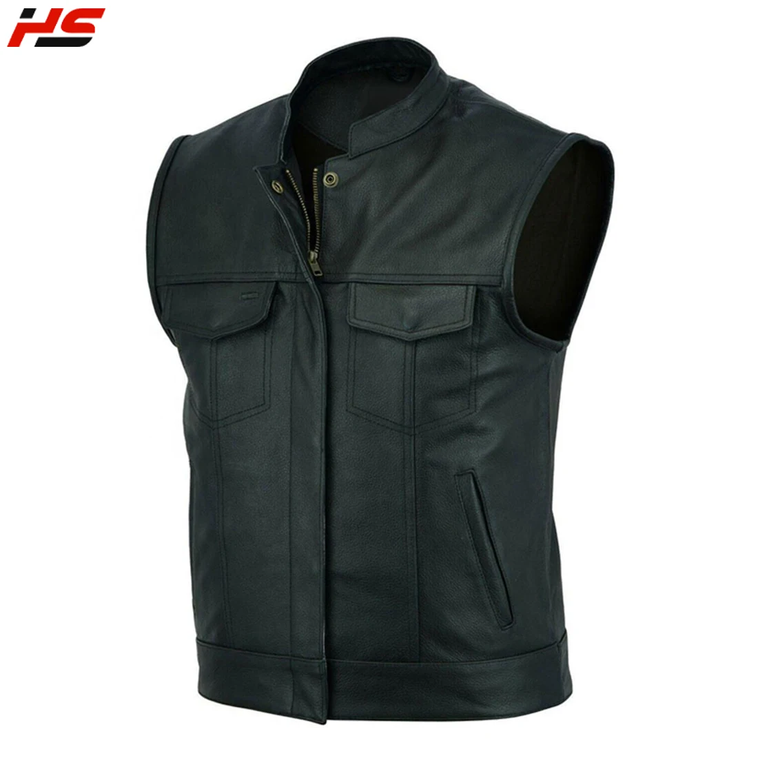 Оптовая продажа индивидуальный кожаный жилет и мужской из натуральной коровьей кожи