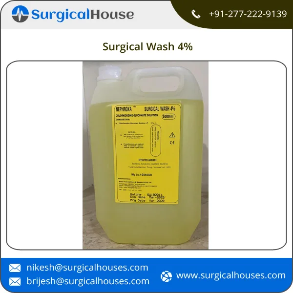 Globally Selling Chlorhexidine Gluconate Contain Surgical Liquid Solution