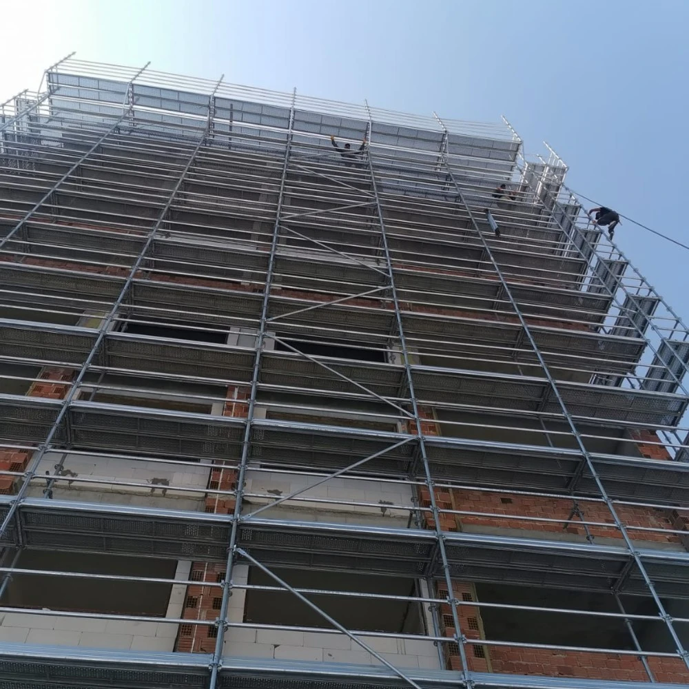 
Hot Dip Galvanized Steel Layher Type Ring Lock Scaffolding and Scaffolding Materials 