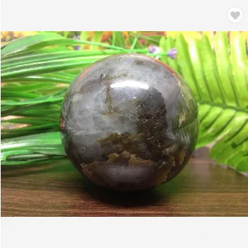 Сфера из натурального Лабрадорита кварцевый хрустальный шар | Полировка вручную Хрустальный исцеляющий гадания в подарок