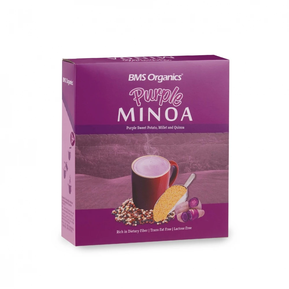  Богатый диетическим волокном фиолетовый Minoa Oatmilk (40 г x 10 саше) из