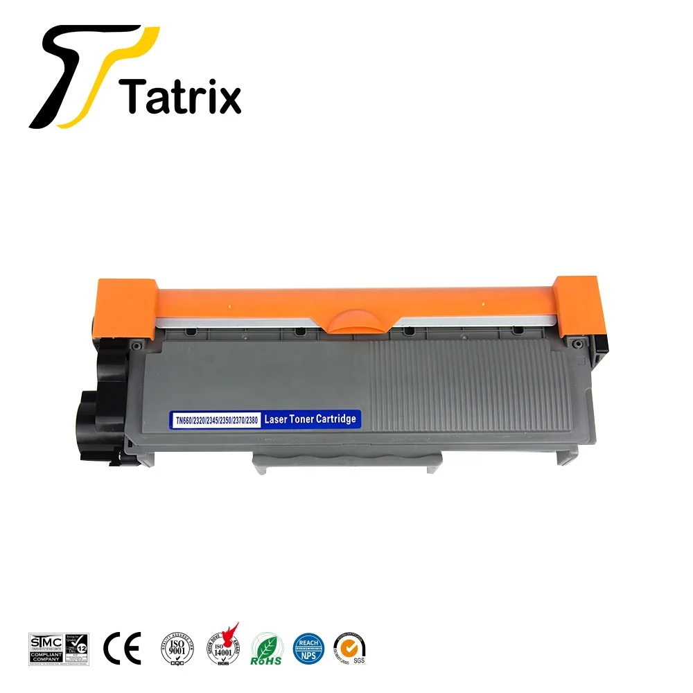 Tatrix RTS TN660 TN2320 TN2345 TN2350 TN2370 TN2380 TN-660 Compatible Laser Black Toner Cartridge for Brother HL-L2300D Printer