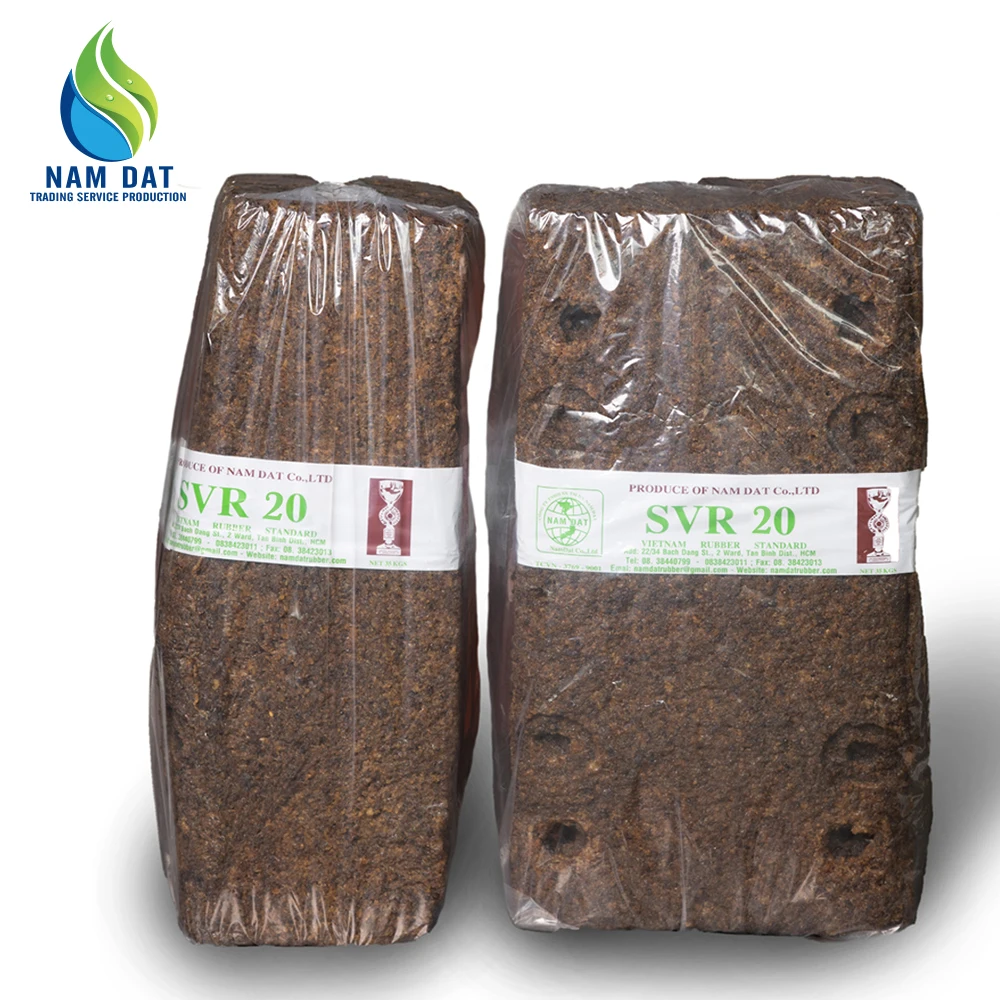 Вьетнамский производитель поверхностный фрикционный натуральный каучук SVR 20 (TSR 20) высокого качества