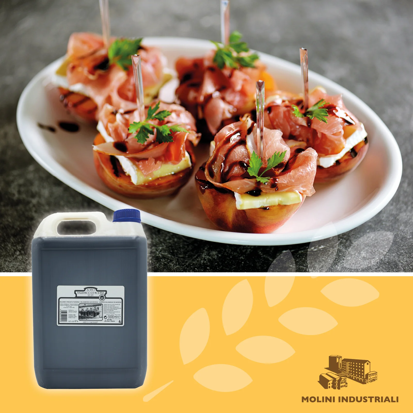 ANTICO CASOLARE TRADITIONAL AGED BALSAMIC VINEGAR OF MODENA  MADE IN ITALY IGP - 5L