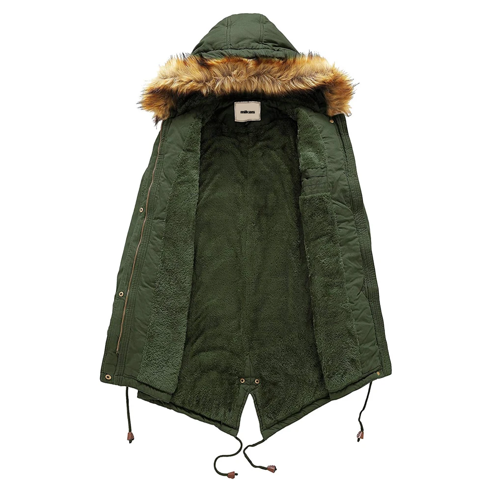 Buy Wholesale Women Faux Fur Long Sleeve Jacket Custom Hooded Winter Parka Jacket With Pockets