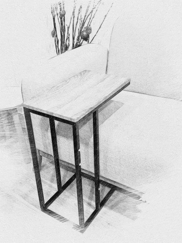 Modern Snack Table Bed Side Table Laptop Sofa Couch Coffee End Tables for living room