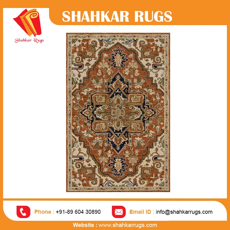 Fancy Design Hand Tufted UN-02 Rust / Stone Rug Custom Hand Crafted Rugs at Wholesale Price