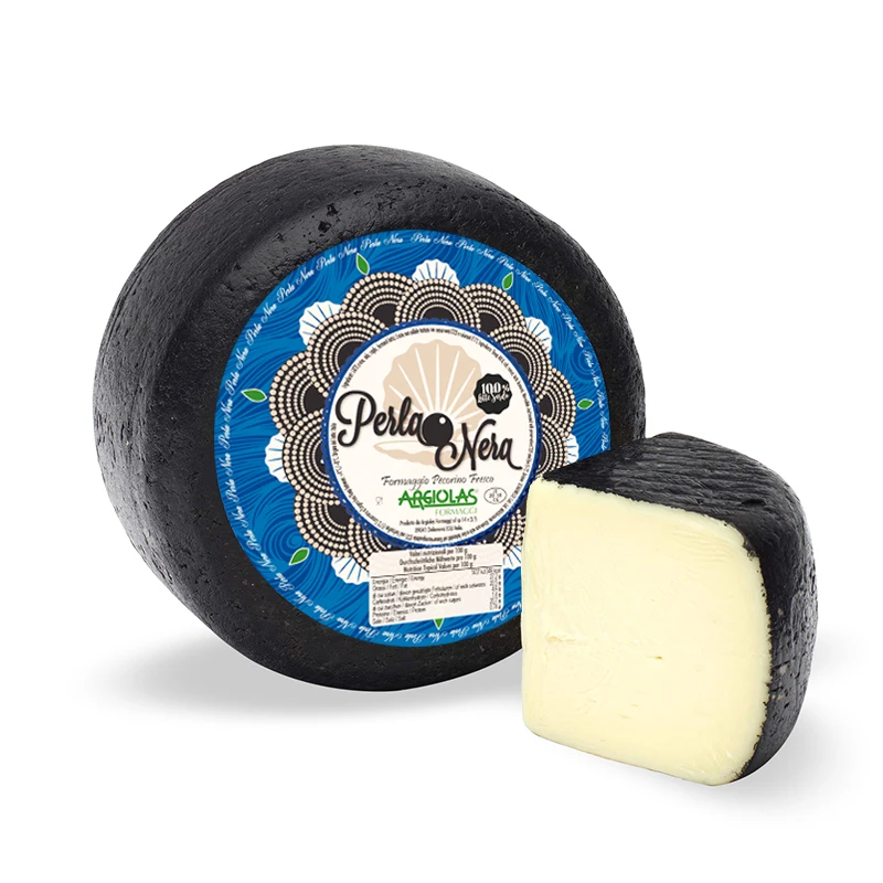 Italian Soft Pecorino Cheese  1/2 Made in Italy Perla Nera Sardinian Cheese Argiolas Formaggi