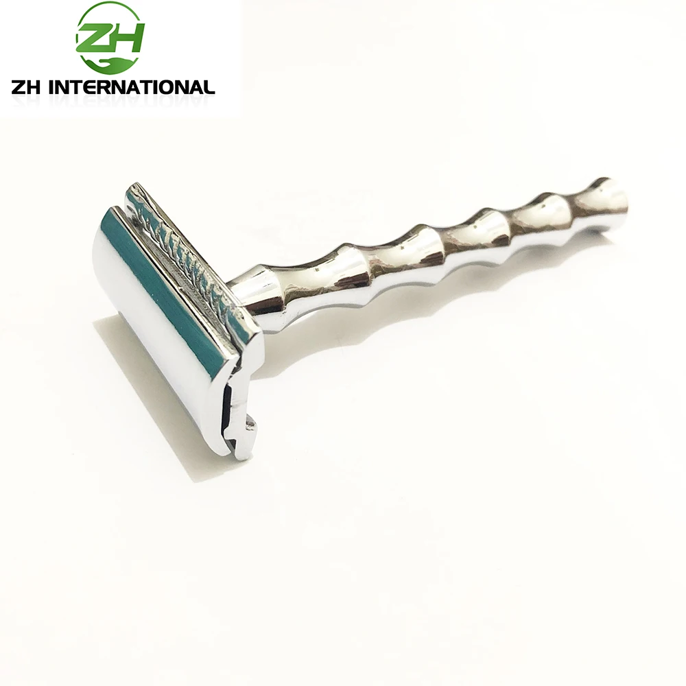 Export Quality Best Selling Double Edge Safety Razor Barber Stainless Steel Edge Customized Box Logo