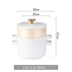 Керамическая кастрюля с глазурью для хранения, подогревающая посуда для супа, стеклянная крышка, наборы разноцветных антипригарных кастрюль для домашнего приготовления