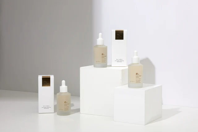 Korean skincare set with super skin repair Face Serum 50ml and Cream 50g effective in brightening and anti-wrinkle