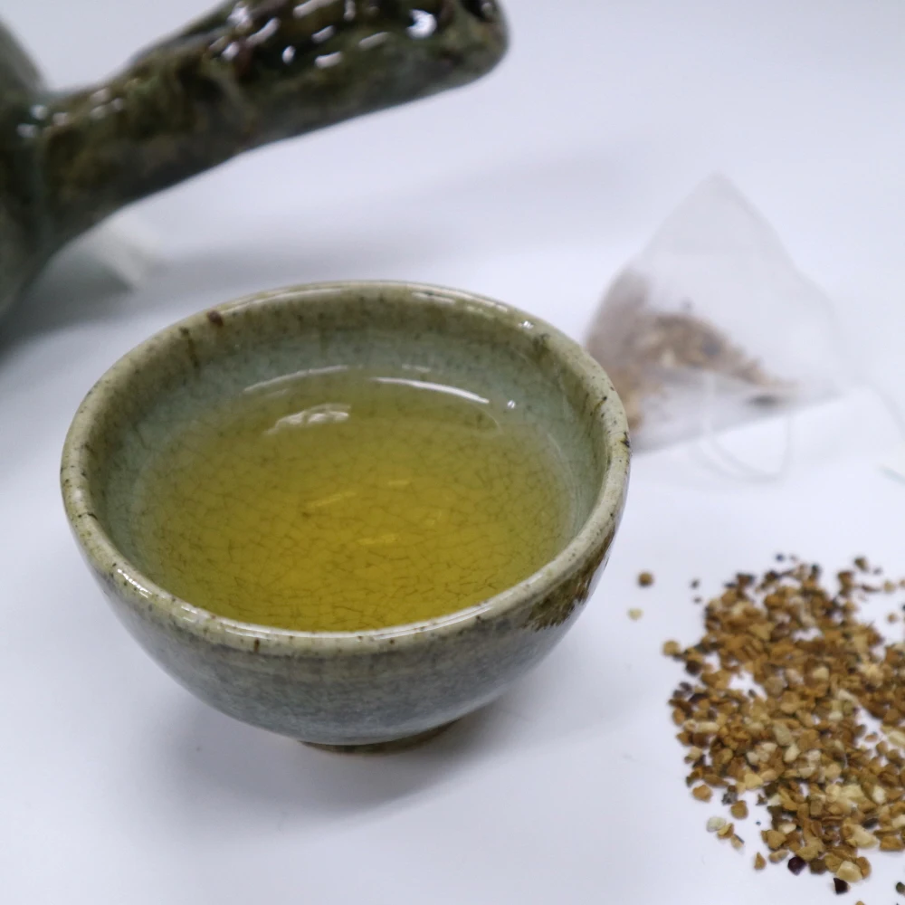 Корейский полезный имбирный чай корневой Balloonflower в пирамидном треугольном фильтре чайные пакетики оригинал Сделано Корее