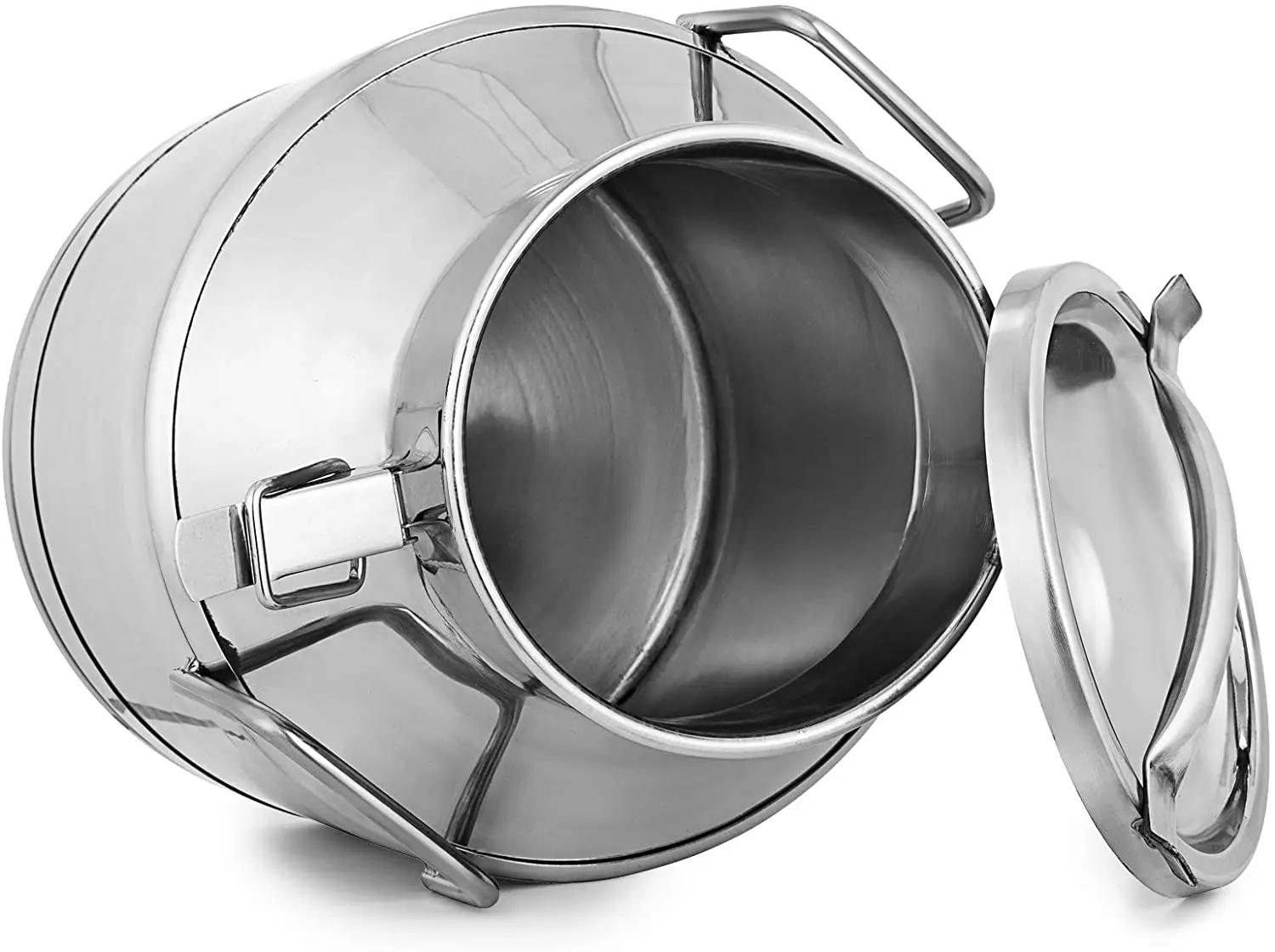 high quality 100 liter stainless steel 304 round shape milk cans with price Best quality stainless steel Milk Can Lidded