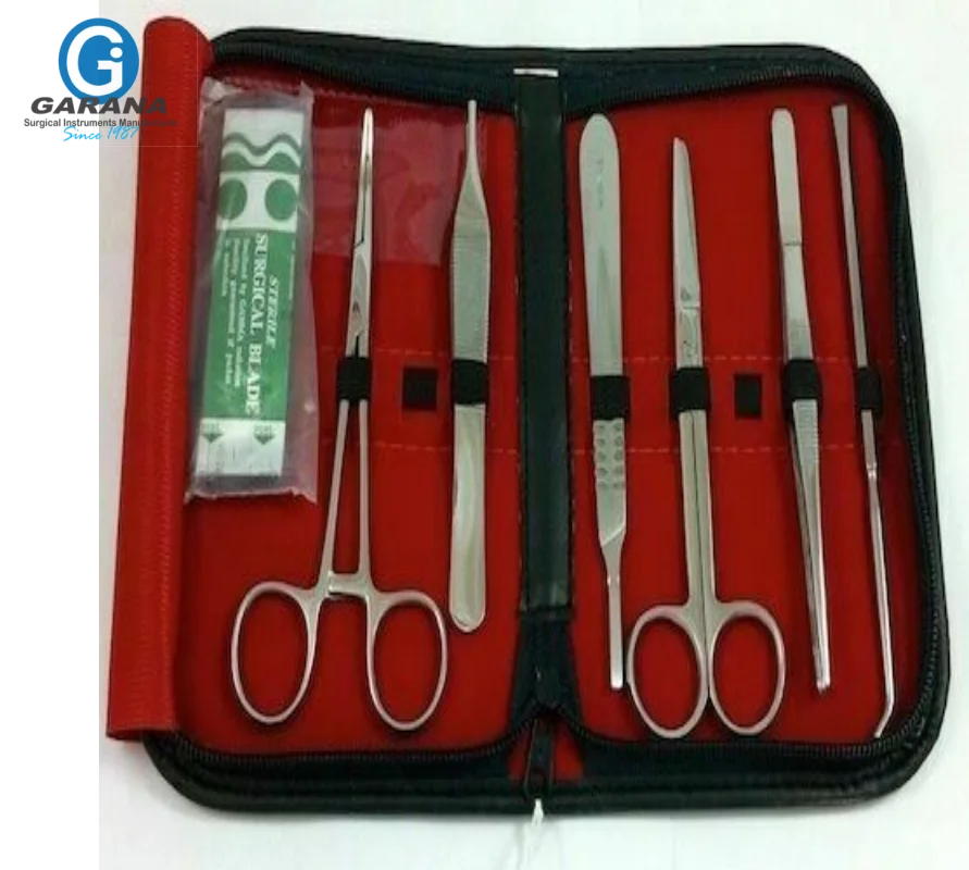 Minor Surgery Dissenting Student Kit Surgical Instruments, Basic Dissecting Kit Veterinary, Surgical, Instruments