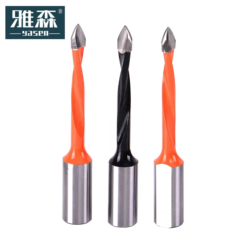 Yasen 5*57/70mmRL Solid Carbide HRC55 cnc drill bits for woodworking