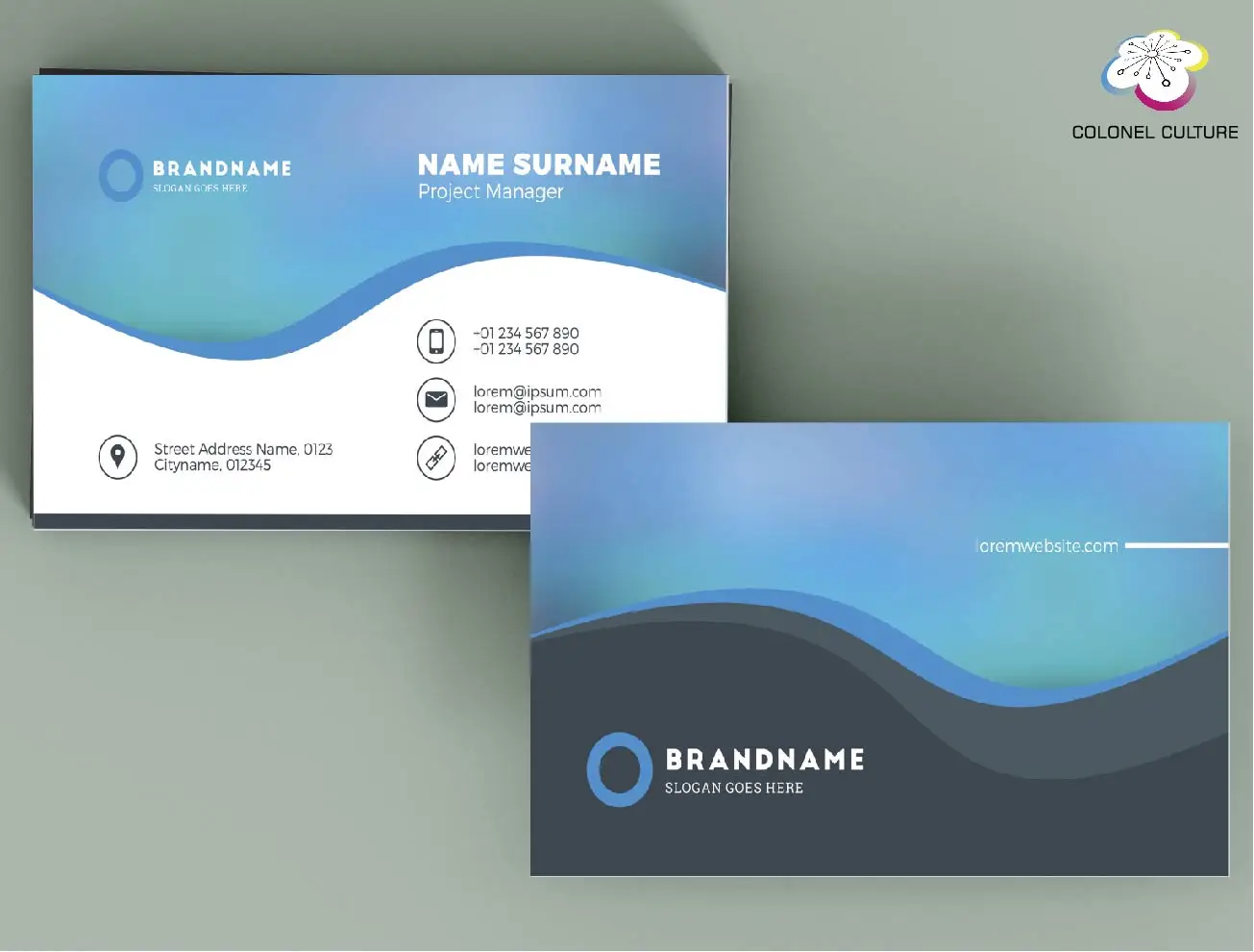 Taiwan Supplier Pattern Company Graph Paper Business Card