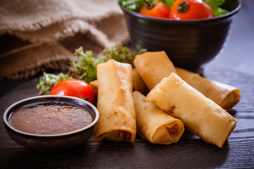 High Quality Vietnamese Traditional Food Freshly Selected Ingredients Frozen Packed Spring Roll From Vietnam