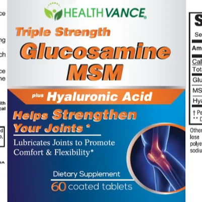 
Glucosamine MSM with Hyaluronic Acid 