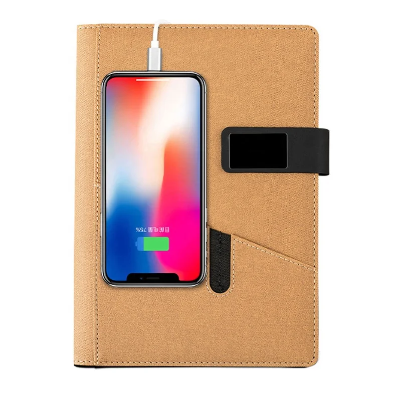 Company Presents a Multifunctional A5 Power Notebook Business Notebook With Customizable Logo As a Gift