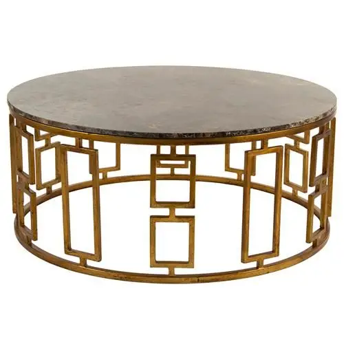 Luxury Modern Design Iron Coffee Table for Living Furniture Modern Coffee Table Available at Wholesale Price
