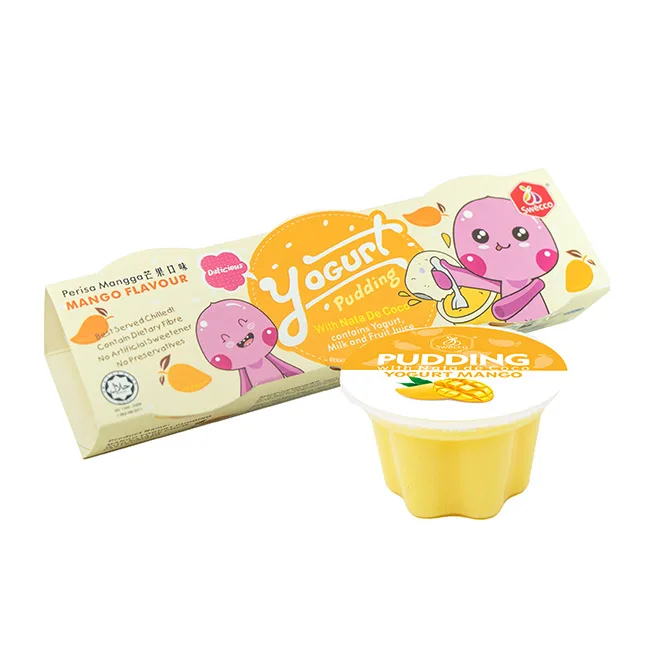 Premium Quality Dairy Yogurt Mango Fruit Pudding No Artificial Sweeteners Added Full Of Flavor & Melt-in-the-mouth