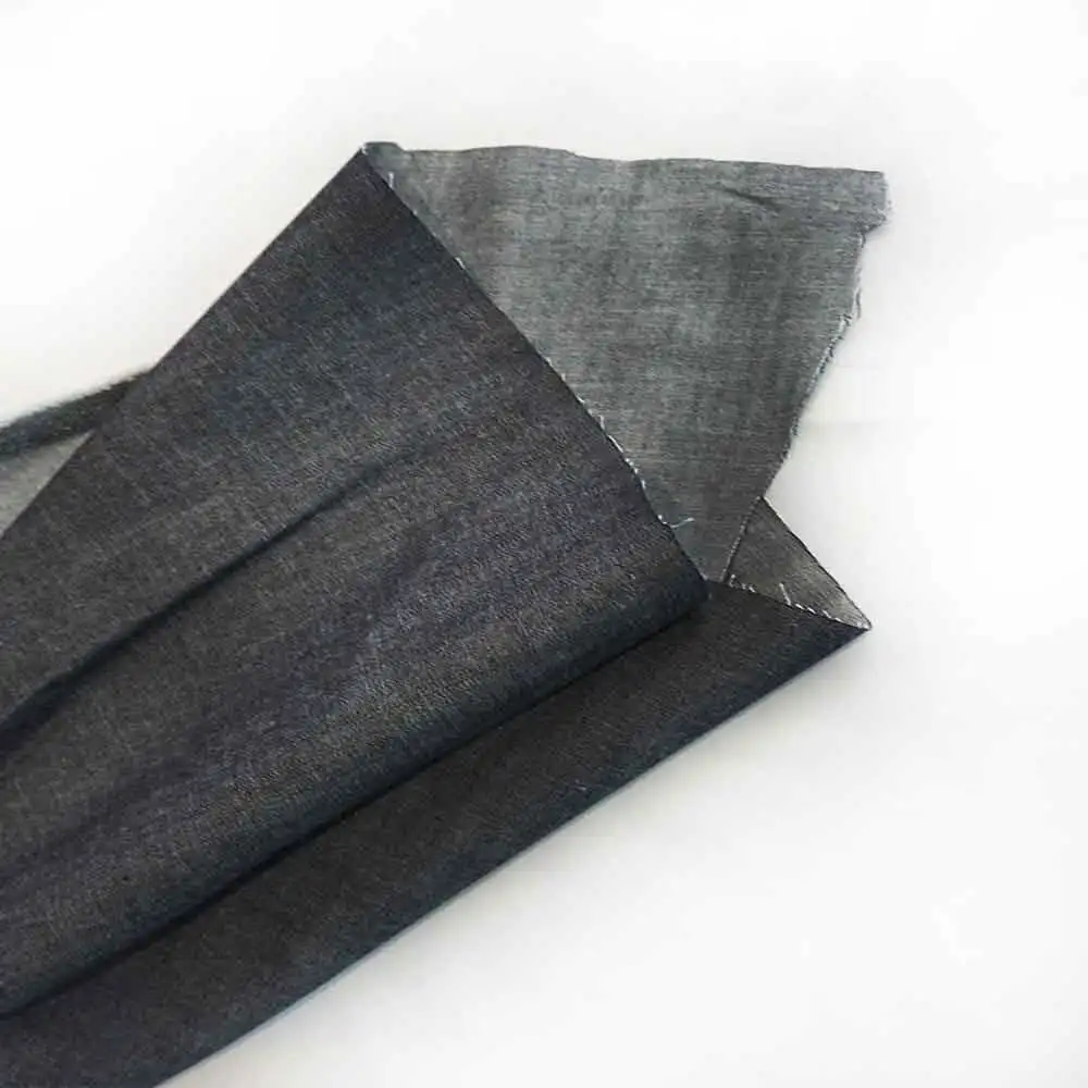 jeans fabric denim soft tencel denim dress fabric shoes birkin bag