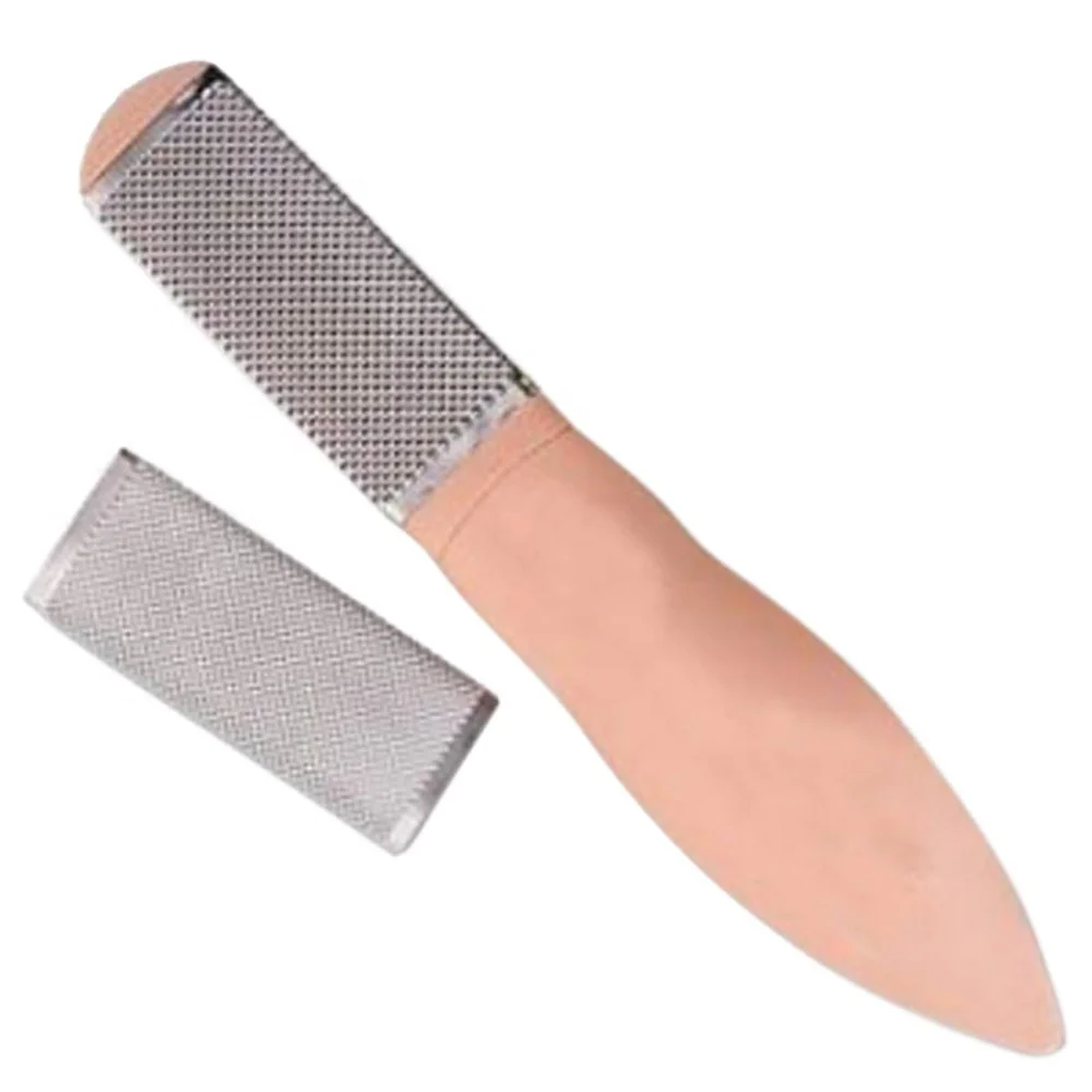Top Selling Large Foot Rasp Hard Dead Skin Callous Remover With Plastic Handle Pink Color