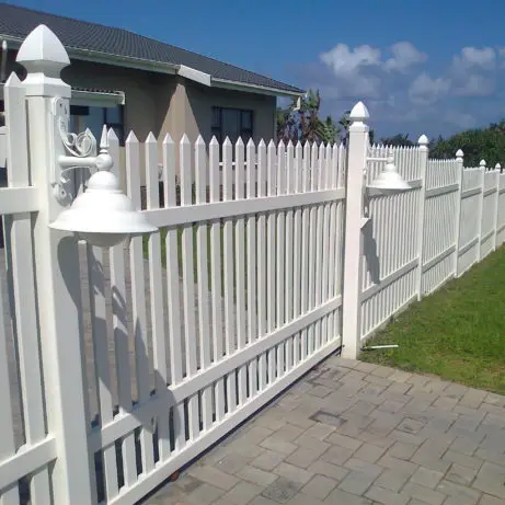 UV Proof White Vinyl Plastic PVC Garden Picket Fence