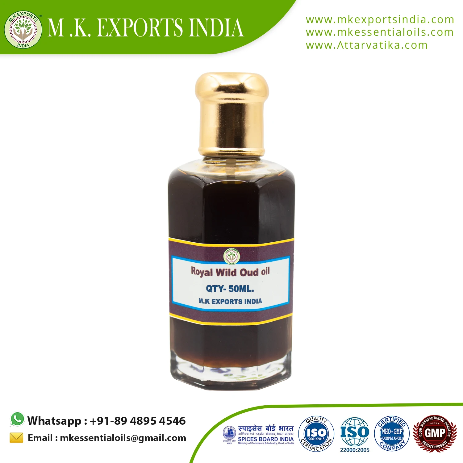 Bulk Supply Wild Agarwood Oud  oil From  Assam India