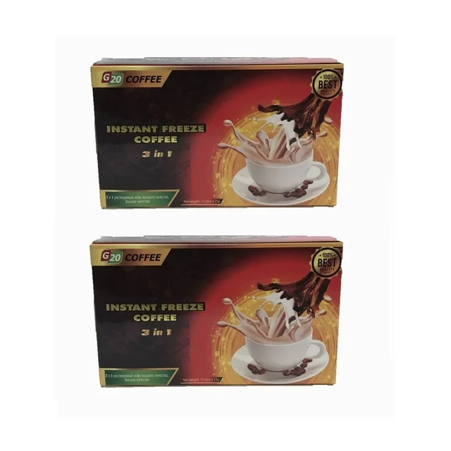 
Sweet Taste Brix 2% HACCP and JAS Certificate 3 in 1 instant coffee 