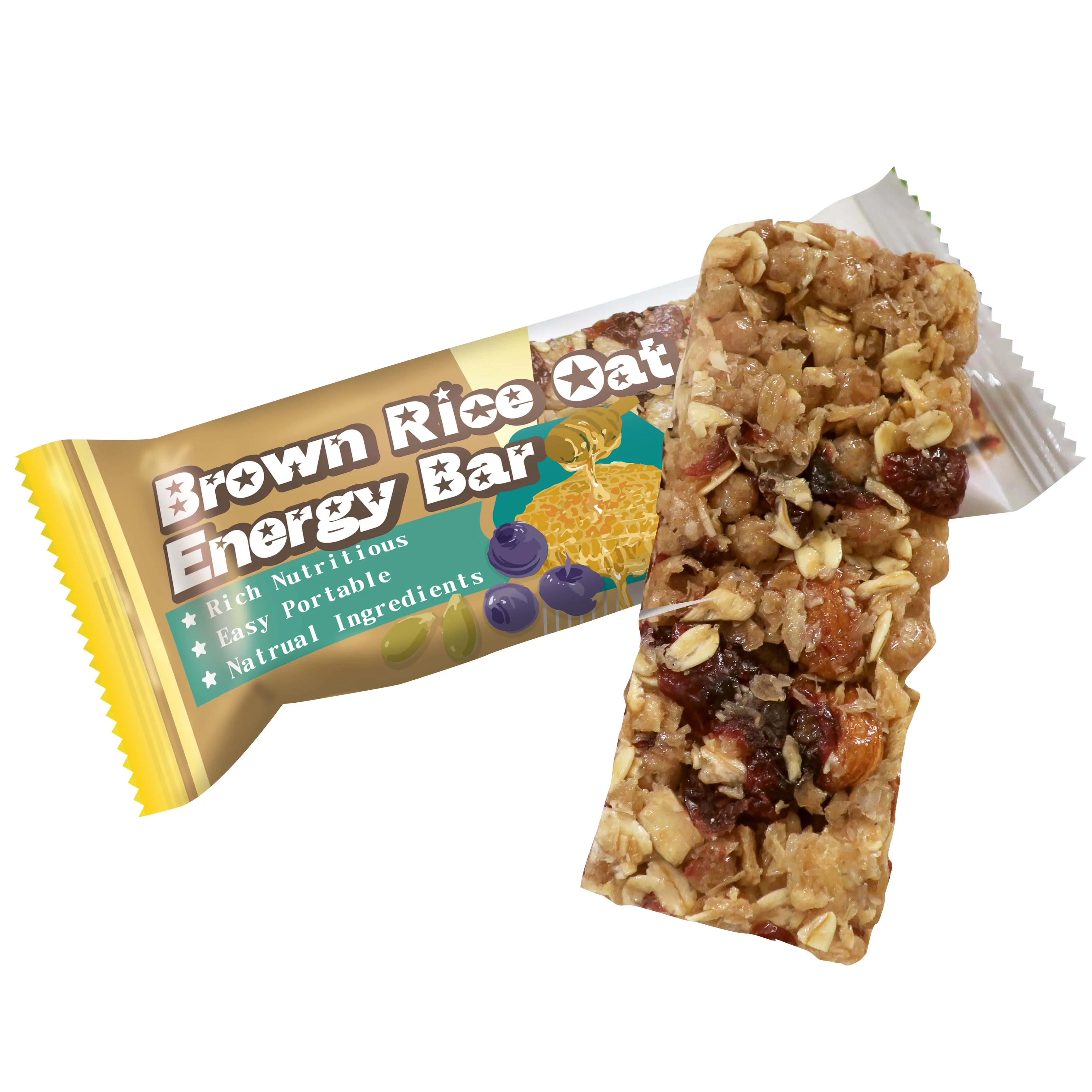 Собственная Марка протеиновый Снэк на основе растений энергетическая балка для спортивных тренировок