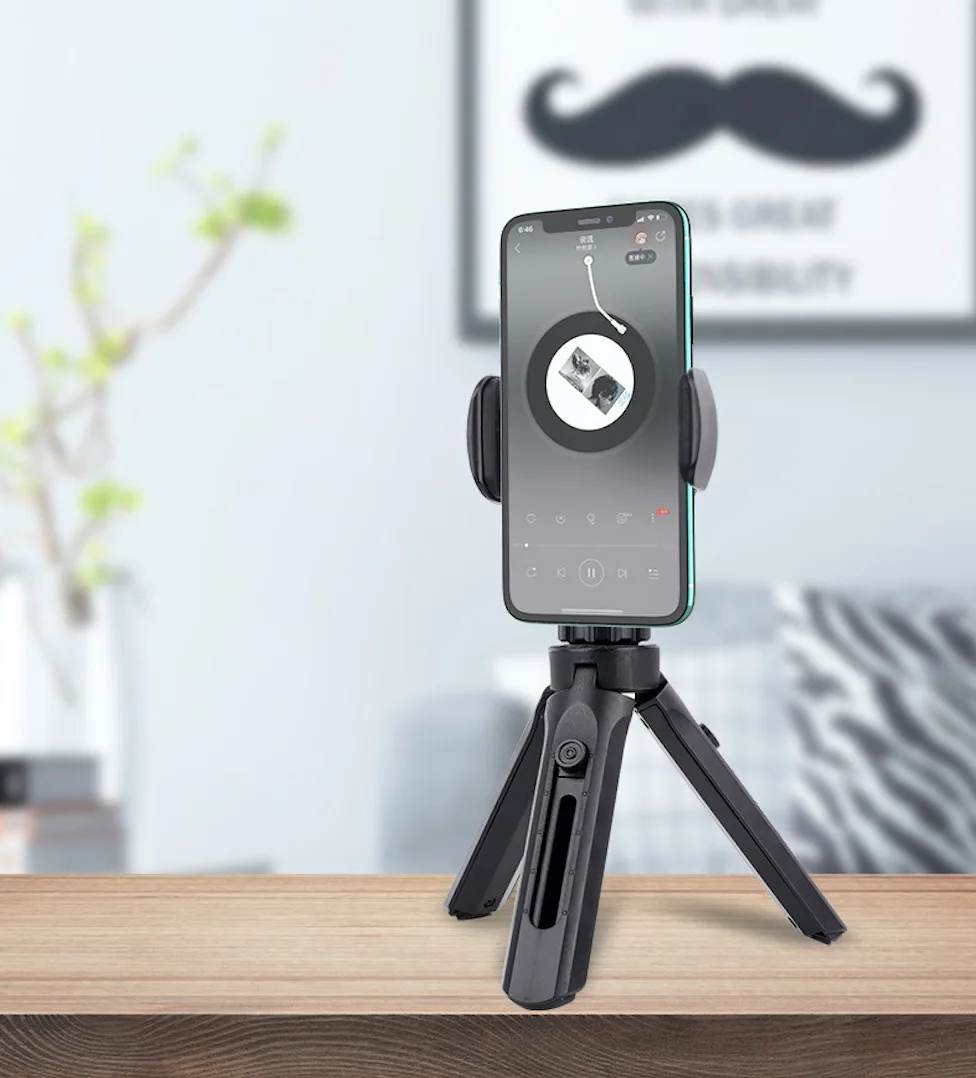 360 вращения мобильного телефона Поддержка в реальном времени якорь настольные фото фотография Штатив-Трипод с гибкими вибрато камера мини штатив-Трипод