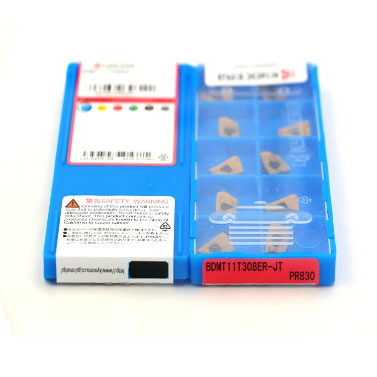 BDMT11T308ER-JT PR830 Kyocera insert Japan  kyocera milling inserts genuine carbide cnc tools