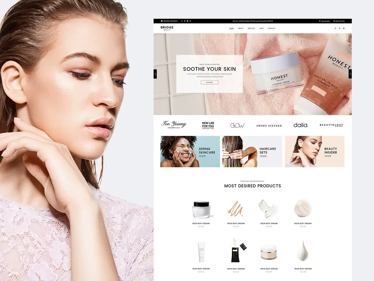 Top Notch Makeup & Cosmetics Website design & Development | Custom Cosmetics ecommerce Website Design