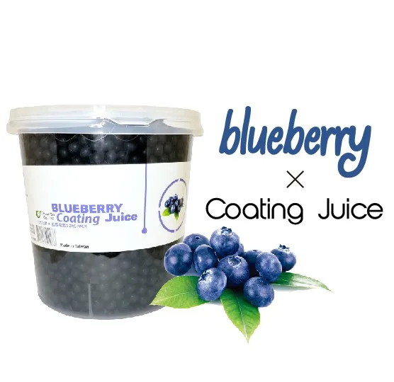 
Taiwan bubble tea Blueberry coating juice boba 