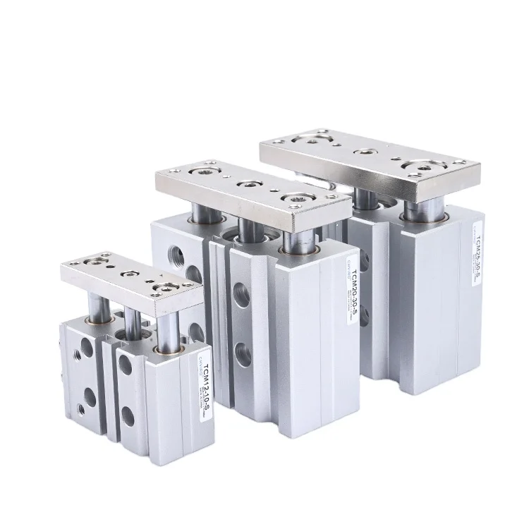 TCM Series Tie Rod Cylinder Air Compact Guide Tri-rod  Pneumatic Cylinder Made In China