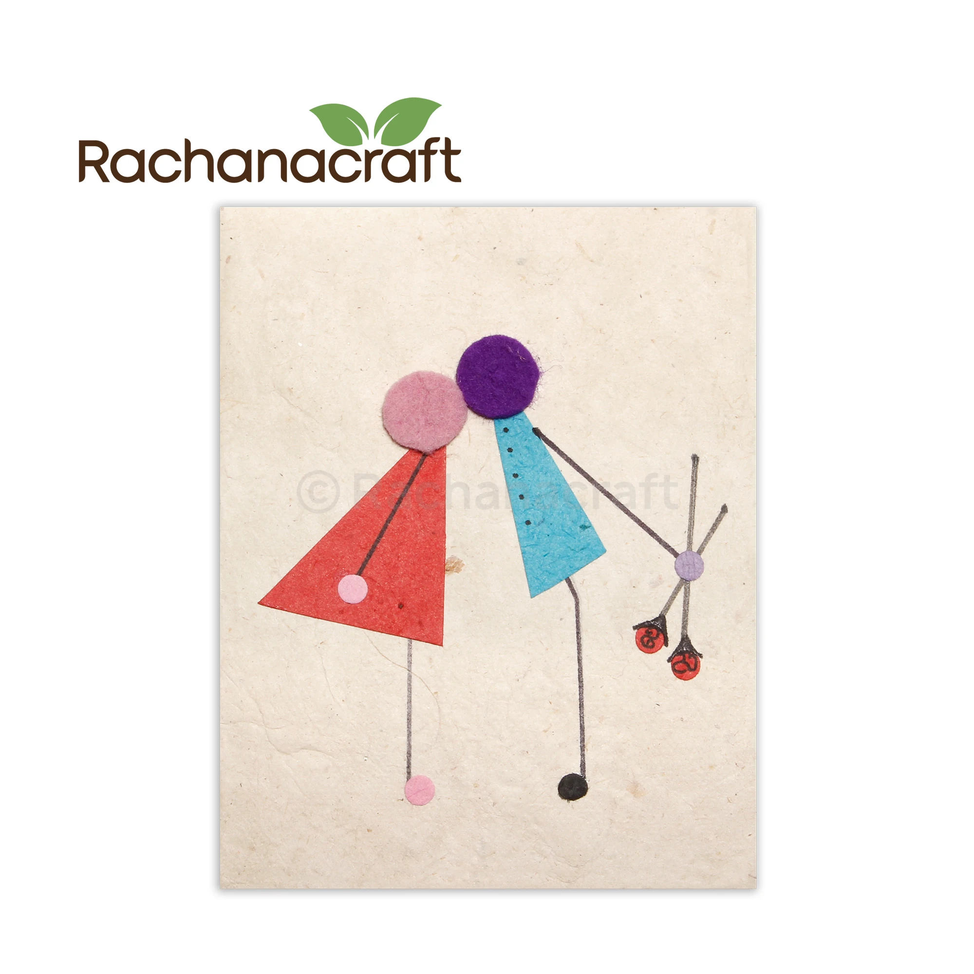 Спасибо подарки ручной работы бумажная поздравительная открытка Lokta на Рождество праздники сделано в Непале оптовые поставки