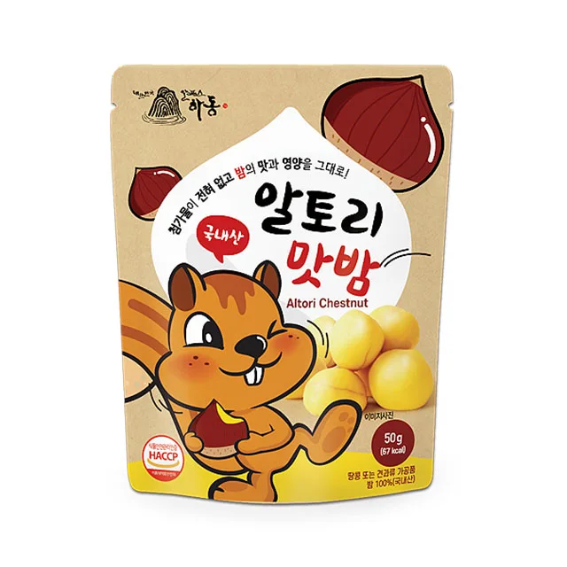 
SIMPLE MEAL SUBSTITUTE FOR ALL AGES Korean Well Peeled Chestnut Snack Healthy Nuts Rich in its Own Scent 