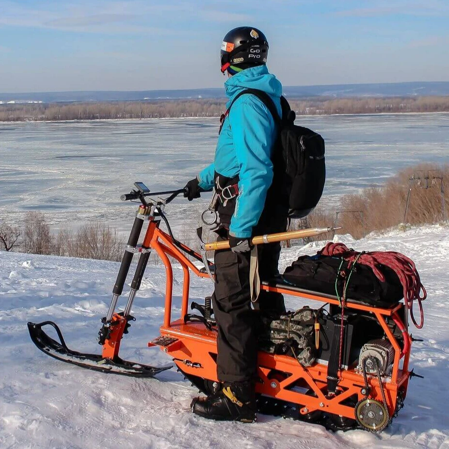 Electric snowbike Sniejik OD19 for children and adults snowscooter snowmobile snow vehicle tracked ATV