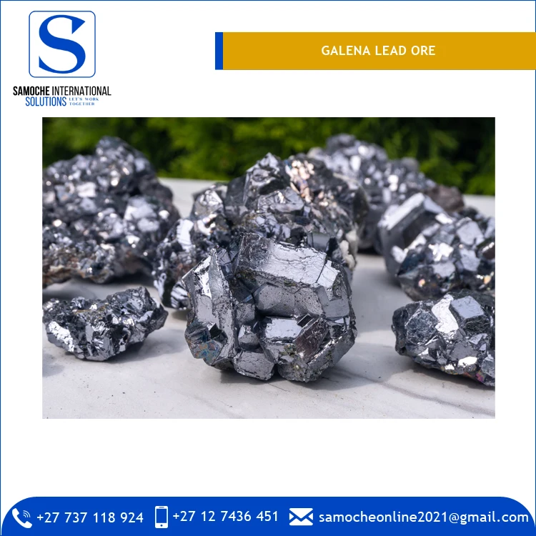 
100% Quality Commitment 65.64% Pb Lead Galena Ore from South African Supplier 